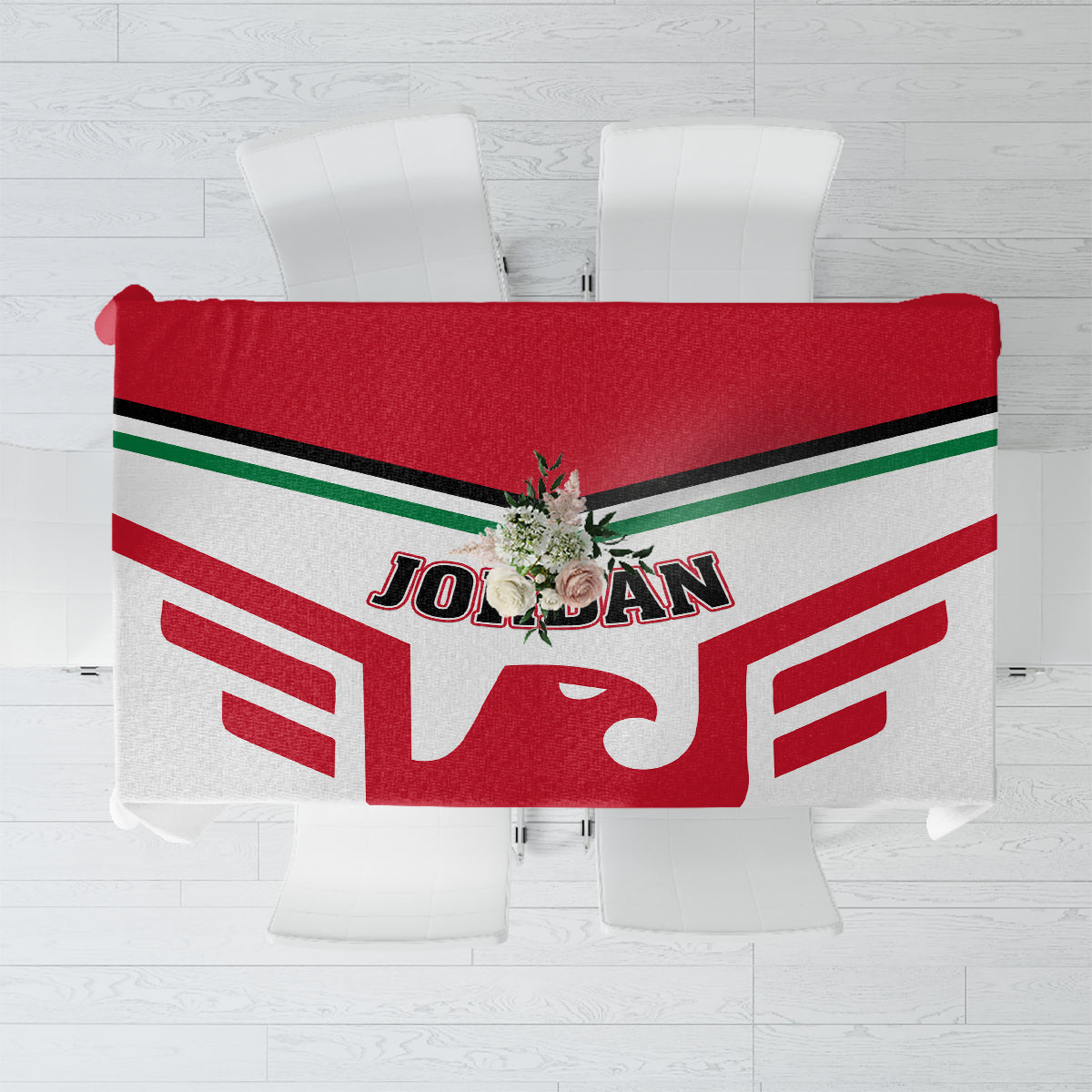 Jordan Football Tablecloth The Chivalrous Go Champion - Wonder Print Shop
