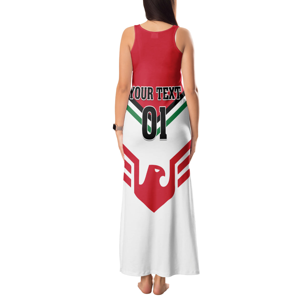 Jordan Football Tank Maxi Dress The Chivalrous Go Champion - Wonder Print Shop