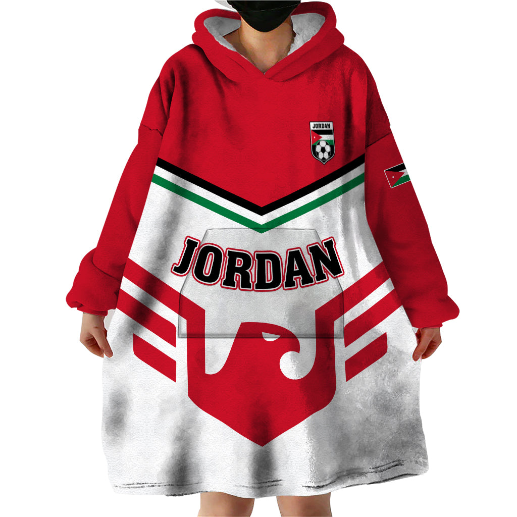 Jordan Football Wearable Blanket Hoodie The Chivalrous Go Champion - Wonder Print Shop