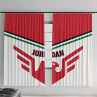 Jordan Football Window Curtain The Chivalrous Go Champion - Wonder Print Shop