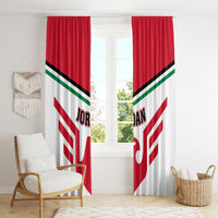 Jordan Football Window Curtain The Chivalrous Go Champion - Wonder Print Shop