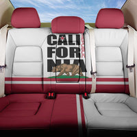 California Republic Back Car Seat Cover Red Star The Bear Flag