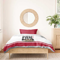 California Republic Bedding Set Red Star The Bear Flag