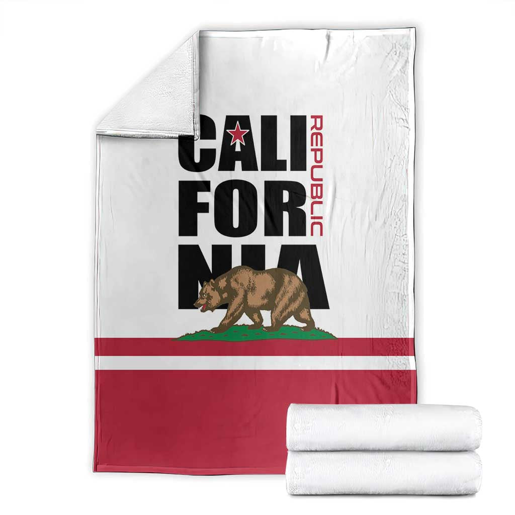 California Republic Blanket Red Star The Bear Flag