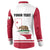 Personalized California Republic Button Sweatshirt Red Star The Bear Flag