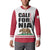 Personalized California Republic Button Sweatshirt Red Star The Bear Flag