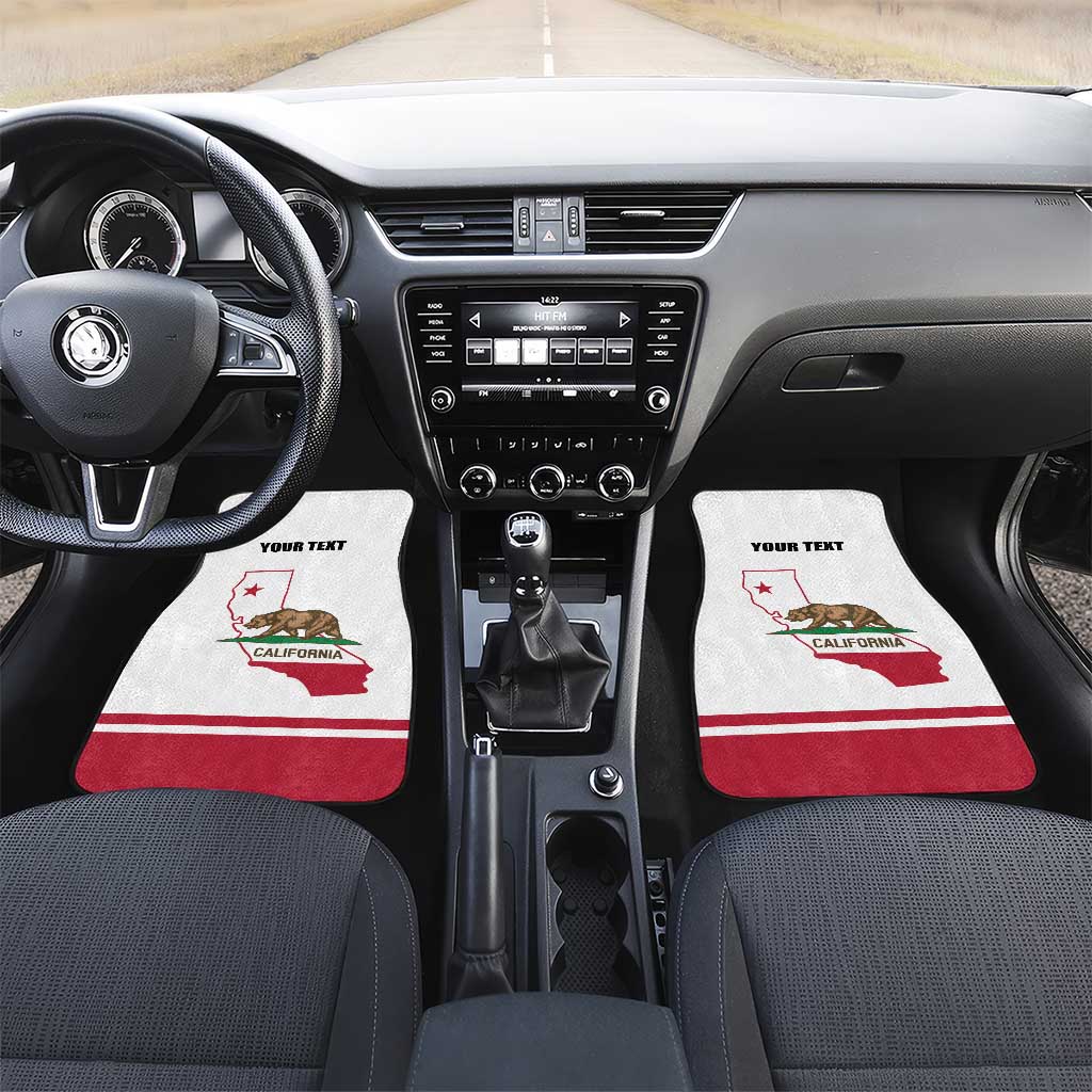 California Republic Car Mats Red Star The Bear Flag
