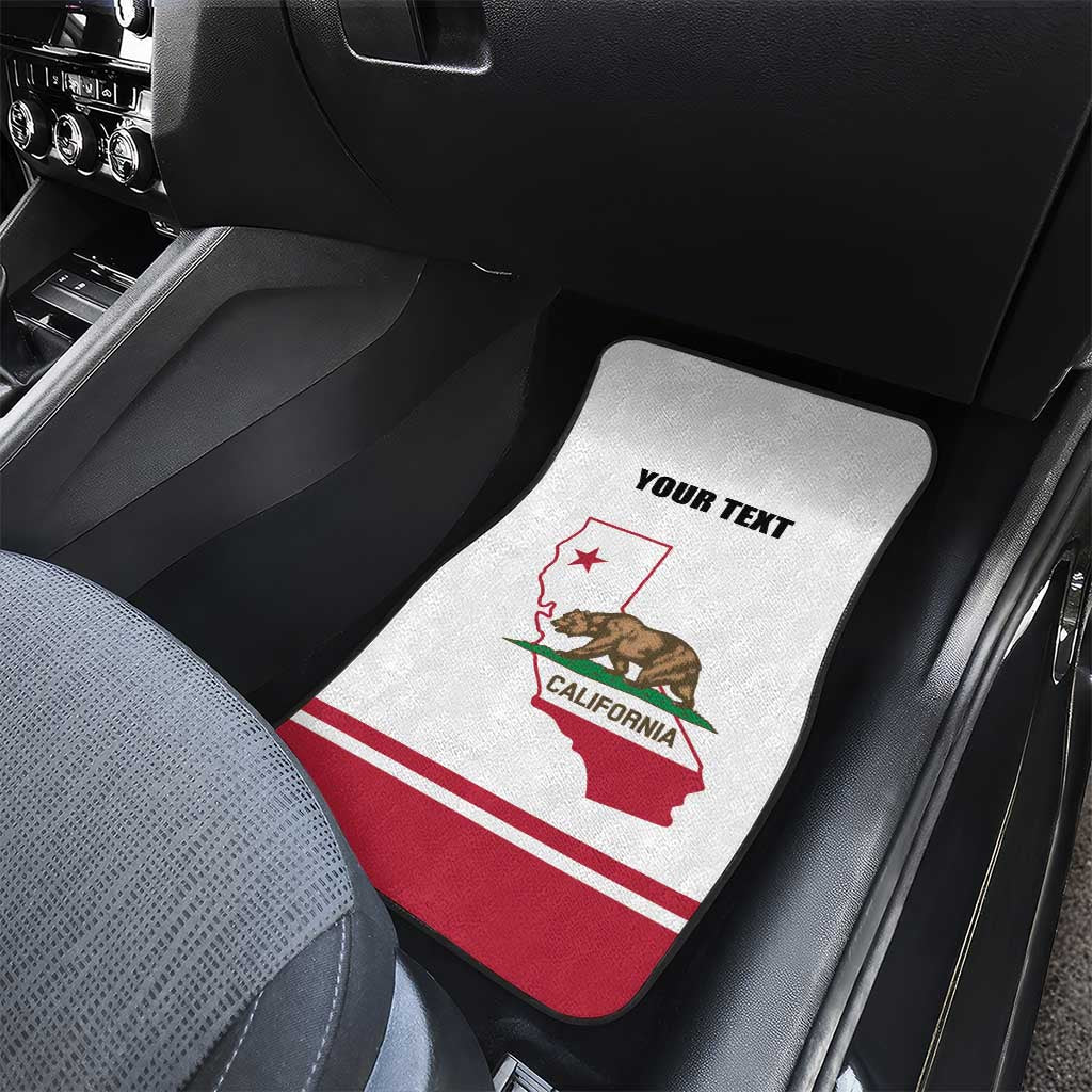 California Republic Car Mats Red Star The Bear Flag