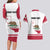 Personalized California Republic Couples Matching Long Sleeve Bodycon Dress and Hawaiian Shirt Red Star The Bear Flag