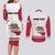 Personalized California Republic Couples Matching Long Sleeve Bodycon Dress and Long Sleeve Button Shirt Red Star The Bear Flag