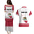 Personalized California Republic Couples Matching Puletasi and Hawaiian Shirt Red Star The Bear Flag