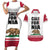 Personalized California Republic Couples Matching Short Sleeve Bodycon Dress and Hawaiian Shirt Red Star The Bear Flag