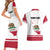 Personalized California Republic Couples Matching Short Sleeve Bodycon Dress and Hawaiian Shirt Red Star The Bear Flag
