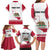 Personalized California Republic Family Matching Long Sleeve Bodycon Dress and Hawaiian Shirt Red Star The Bear Flag