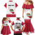 Personalized California Republic Family Matching Mermaid Dress and Hawaiian Shirt Red Star The Bear Flag