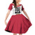 Personalized California Republic Family Matching Off Shoulder Short Dress and Hawaiian Shirt Red Star The Bear Flag