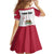 Personalized California Republic Family Matching Off Shoulder Short Dress and Hawaiian Shirt Red Star The Bear Flag