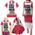 Personalized California Republic Family Matching Puletasi and Hawaiian Shirt Red Star The Bear Flag
