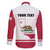 Personalized California Republic Family Matching Puletasi and Hawaiian Shirt Red Star The Bear Flag