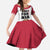 Personalized California Republic Family Matching Summer Maxi Dress and Hawaiian Shirt Red Star The Bear Flag