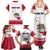 Personalized California Republic Family Matching Summer Maxi Dress and Hawaiian Shirt Red Star The Bear Flag
