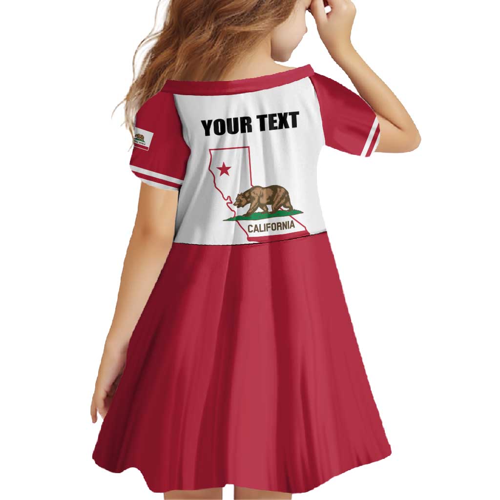 Personalized California Republic Family Matching Tank Maxi Dress and Hawaiian Shirt Red Star The Bear Flag