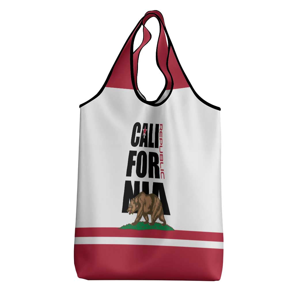 California Republic Grocery Bag Red Star The Bear Flag