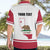 Personalized California Republic Hawaiian Shirt Red Star The Bear Flag