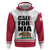 Personalized California Republic Hoodie Red Star The Bear Flag