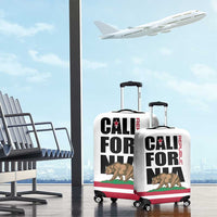 California Republic Luggage Cover Red Star The Bear Flag