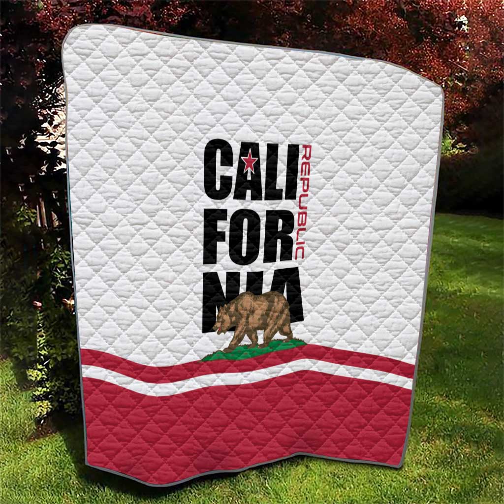 California Republic Quilt Red Star The Bear Flag
