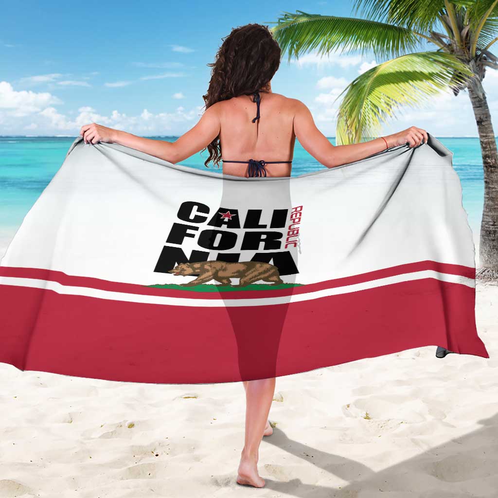 California Republic Sarong Red Star The Bear Flag