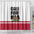 California Republic Shower Curtain Red Star The Bear Flag