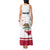 Personalized California Republic Tank Maxi Dress Red Star The Bear Flag