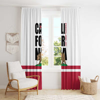 California Republic Window Curtain Red Star The Bear Flag