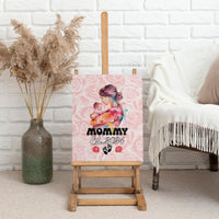 Happy Mother Day Canvas Wall Art Mommy Est 2024 - Wonder Print Shop