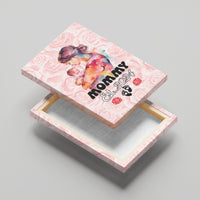 Happy Mother Day Canvas Wall Art Mommy Est 2024 - Wonder Print Shop