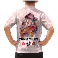 Happy Mother Day Family Matching Mermaid Dress and Hawaiian Shirt Mommy Est 2024 - Wonder Print Shop