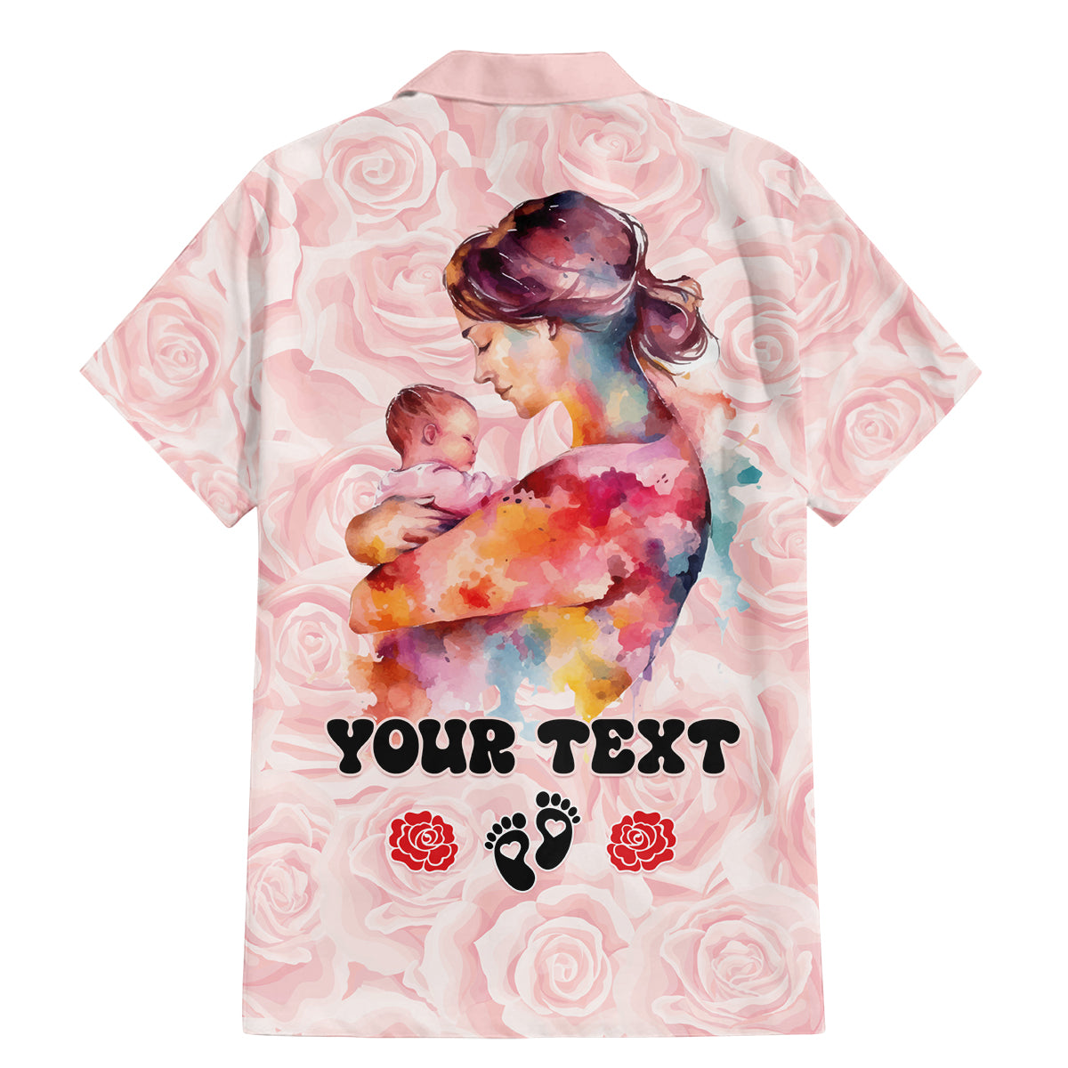 Happy Mother Day Family Matching Mermaid Dress and Hawaiian Shirt Mommy Est 2024 - Wonder Print Shop