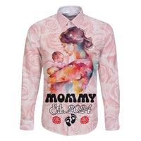 Happy Mother Day Family Matching Mermaid Dress and Hawaiian Shirt Mommy Est 2024 - Wonder Print Shop