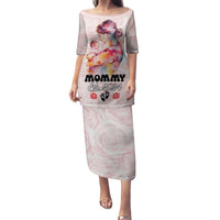 Happy Mother Day Family Matching Puletasi and Hawaiian Shirt Mommy Est 2024 - Wonder Print Shop