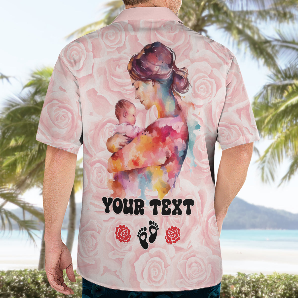 Happy Mother Day Hawaiian Shirt Mommy Est 2024 - Wonder Print Shop