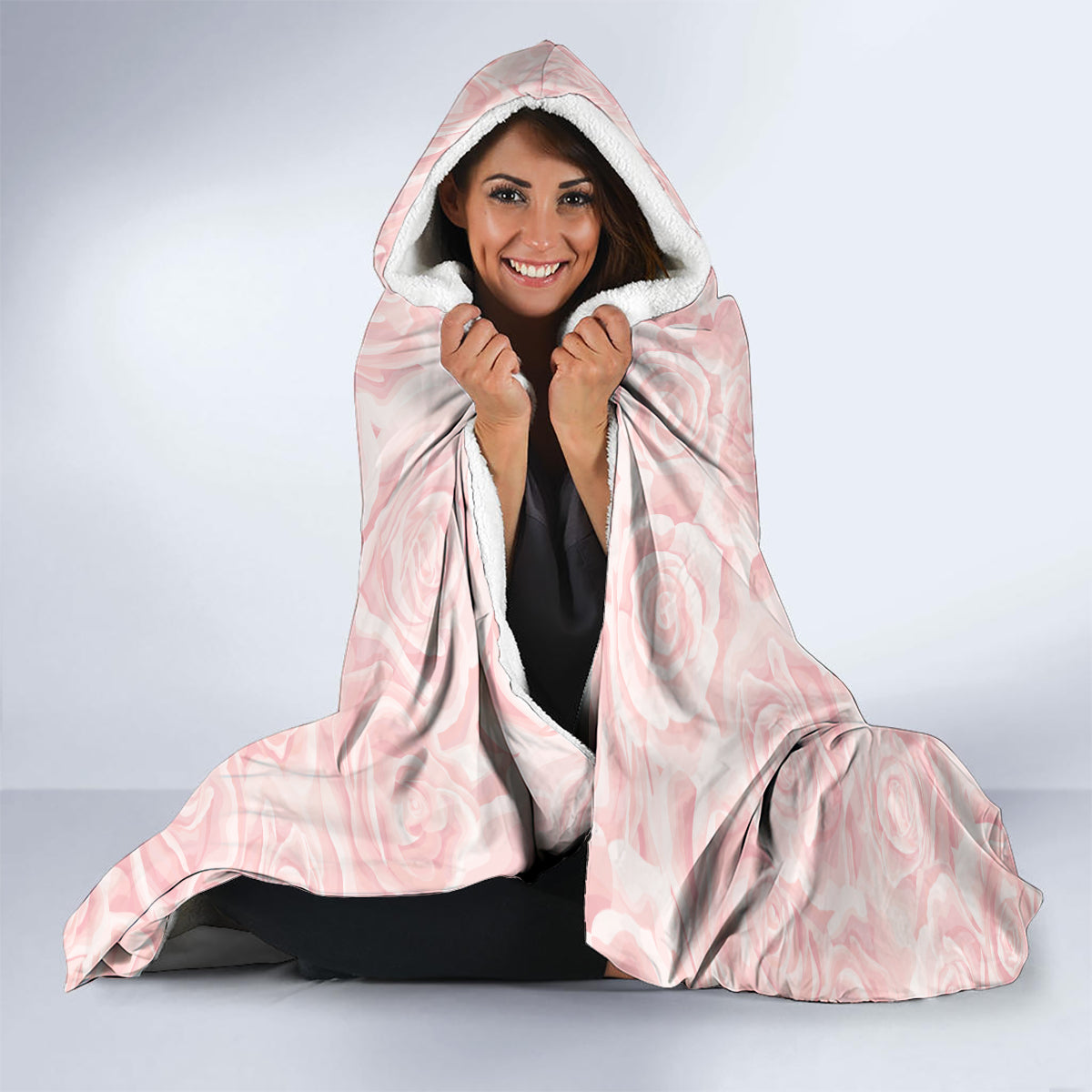 Happy Mother Day Hooded Blanket Mommy Est 2024