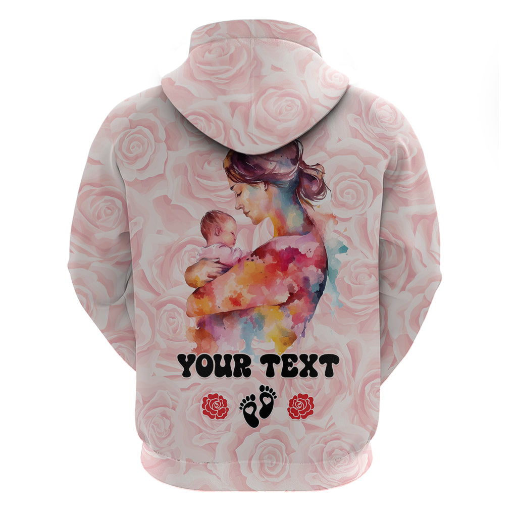 Happy Mother Day Hoodie Mommy Est 2024 - Wonder Print Shop