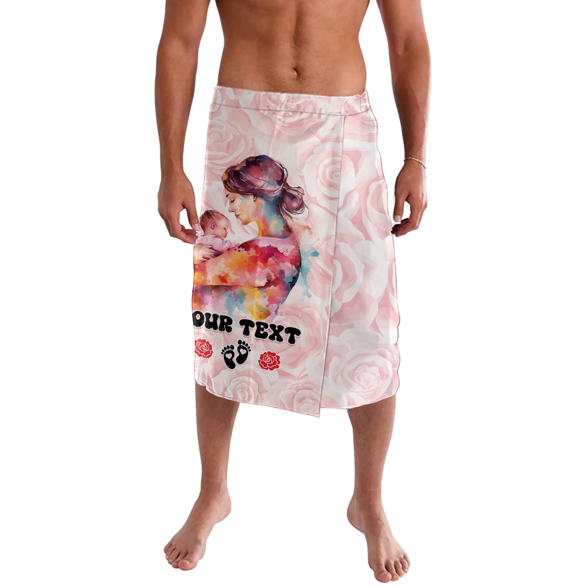 Happy Mother Day Lavalava Mommy Est 2024 - Wonder Print Shop