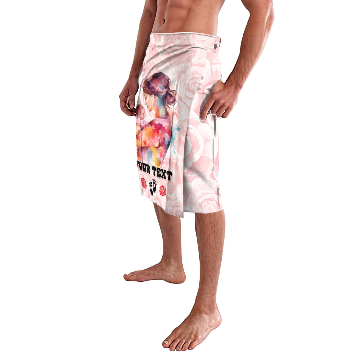 Happy Mother Day Lavalava Mommy Est 2024 - Wonder Print Shop