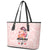 Happy Mother Day Leather Tote Bag Mommy Est 2024 - Wonder Print Shop