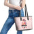 Happy Mother Day Leather Tote Bag Mommy Est 2024 - Wonder Print Shop