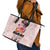 Happy Mother Day Leather Tote Bag Mommy Est 2024 - Wonder Print Shop
