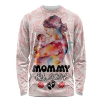Happy Mother Day Long Sleeve Shirt Mommy Est 2024 - Wonder Print Shop